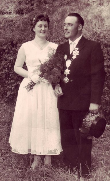 Königspaar 1959 - Theo Beckmann und Irmgard Bauerdick - Schützenkompanie Glösingen
