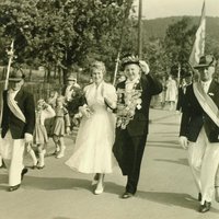 Das Königspaar 1960 - Hubert Schneider und Annelore Grasse - Schützenkompanie Oeventrop