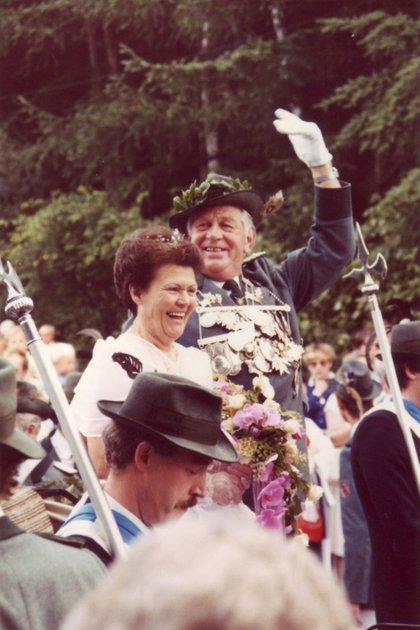 Königspaar 1984 - Fritz und Frieda Loewe - Schützenkompanie Oeventrop