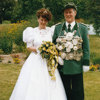 Das Königspaar 1992 – Peter und Dagmar Freimuth - Schützenkompanie Dinschede