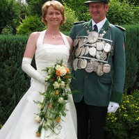 Das amtierende Königspaar - Thomas und Susanne Bräutigam - Schützenkompanie Dinschede